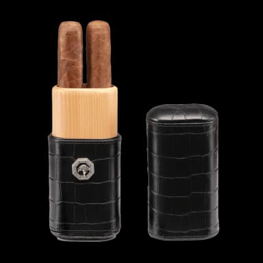 Stefano Ricci Calfskin Leather Cigar Holder (2 Cigars)