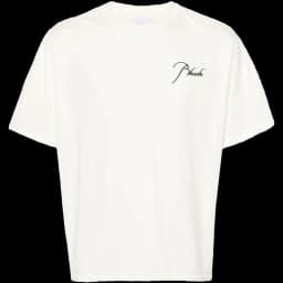 RHUDE Reverse logo-embroidered T-shirt