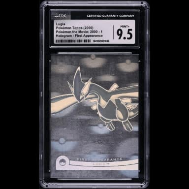 2000 Topps Pokemon The Movie Hologram First Appearance Lugia #1 CGC 9.5 MINT+