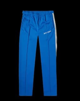 Palm Angels Slim Fit Track Pants Blue/Off White