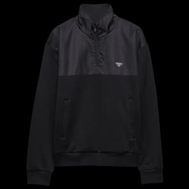 Prada Cotton fleece half-zipper sweatshirt