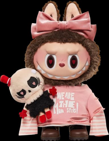 Pop Mart Labubu The Monsters Catch Me If You Like Me Figure Pink