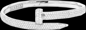 Icebox Small Nail Bangle Bracelet 2.75ctw