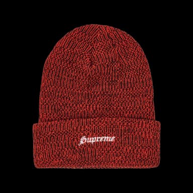 Supreme Twisted Loose Gauge Beanie Neon Orange