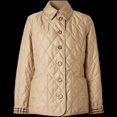 Burberry diamond-quilted jacket