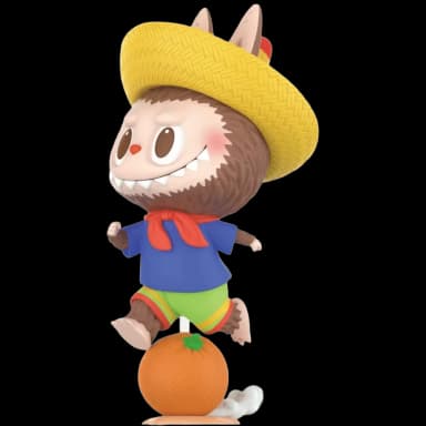 Pop Mart The Monsters Labubu Fruits Series Orange Figure