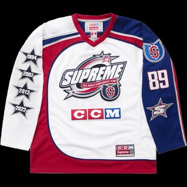 Supreme CCM All Stars Hockey Jersey White