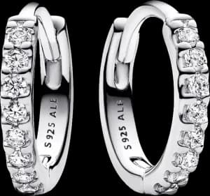 Pandora Huggie Hoop Earrings