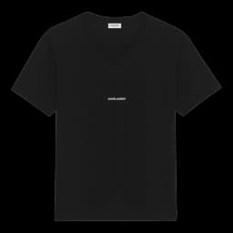Saint Laurent Logo Rive Gauche T-shirt Black/White