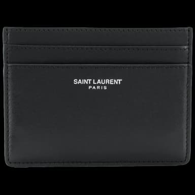 Saint Laurent square logo print cardholder