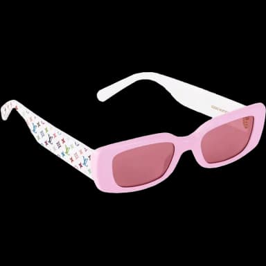 Louis Vuitton x Takashi Murakami Multigram Cat Eye Sunglasses Pink