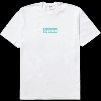 Supreme x Tiffany & Co. Box Logo Tee White