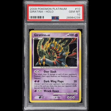 2009 Pokemon Platinum Holo Giratina #10 PSA 10 GEM MINT