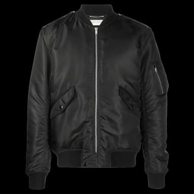 Saint Laurent zip-up bomber jacket