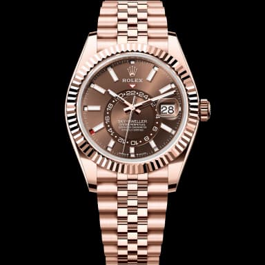 Rolex Sky-Dweller Everose Gold Chocolate Dial 42mm