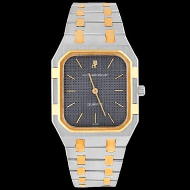 Audemars Piguet Royal Oak Square Jumbo Two Tone Herren Quartz Grey Dial 32MM