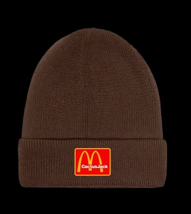 Travis Scott x McDonald Cj Arches Beanie Brown