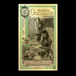 1/2 Florida Goldback Gold Note (New)