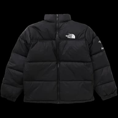 Supreme The North Face Split Nuptse Jacket Black