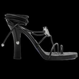 Burberry Ivy Shield leather sandals