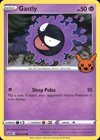 Gastly - 055/198 NM (English)