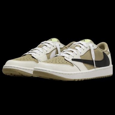Jordan 1 Retro Low Golf Travis Scott Neutral Olive