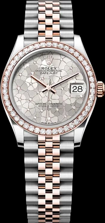 Rolex Datejust 31 ''Silver Floral Motif'', ref. 278381RBR