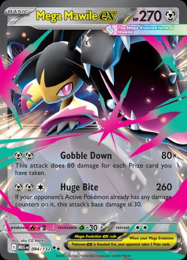 Mega Mawile ex - 094/132 NM (English)